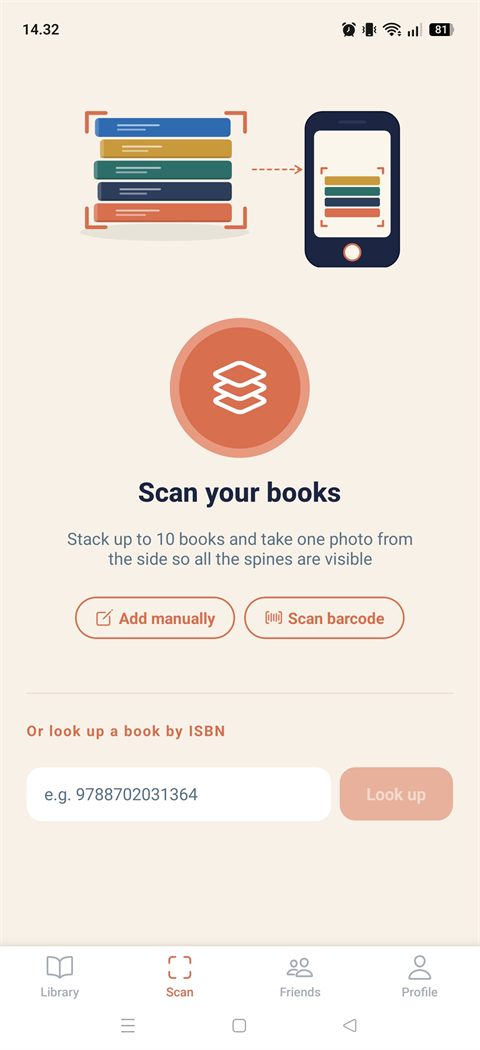 Scan your books